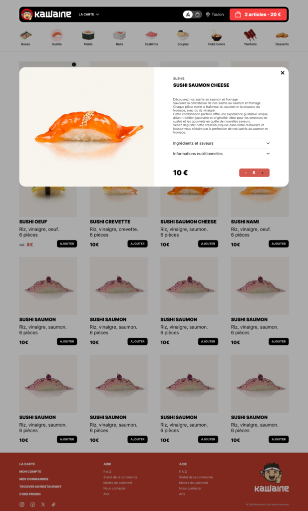 3.1 Page produit - Qts max